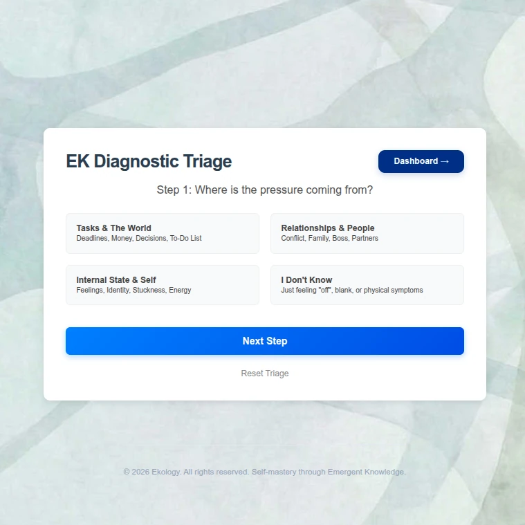 EK Triage Interface